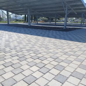 chantier pavé carus parking